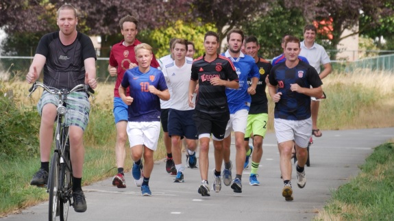 Duurloop tijdens 1e training 2018-2019