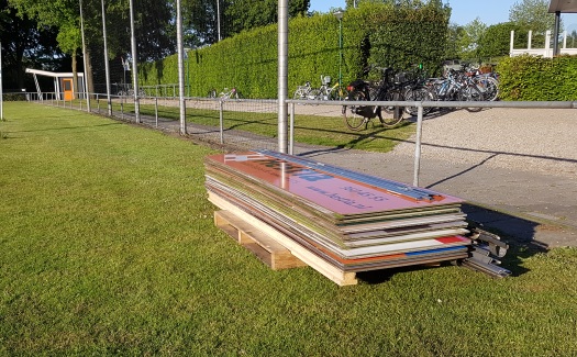 Renovatie rondom hoofdveld / mei-juni 2019 / foto 1