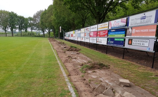 Renovatie rondom hoofdveld / mei-juni 2019 / foto 3
