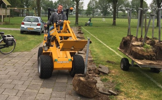 Renovatie rondom hoofdveld / mei-juni 2019 / foto 5