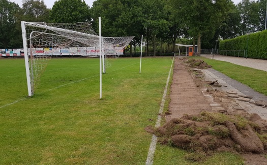 Renovatie rondom hoofdveld / mei-juni 2019 / foto 11