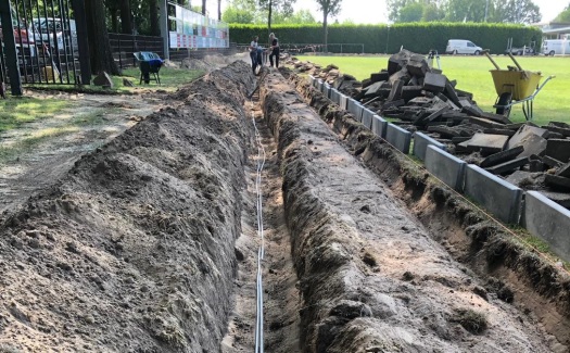 Renovatie rondom hoofdveld / mei-juni 2019 / foto 19