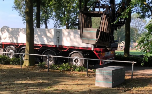 Renovatie rondom hoofdveld / mei-juni 2019 / foto 22