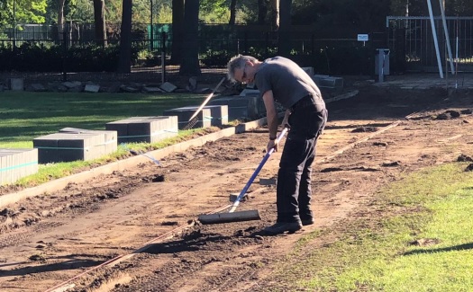 Renovatie rondom hoofdveld / mei-juni 2019 / foto 31