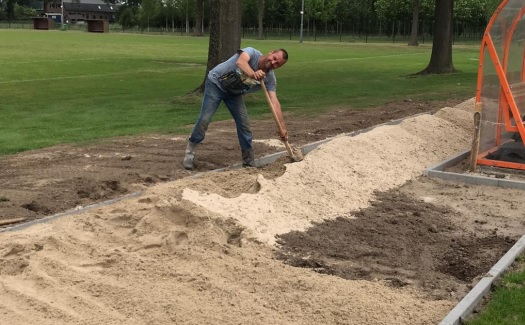 Renovatie rondom hoofdveld / mei-juni 2019 / foto 42