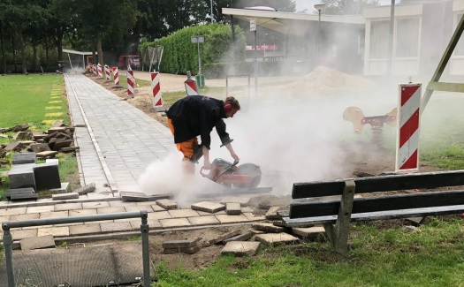 Renovatie rondom hoofdveld / mei-juni 2019 / foto 44