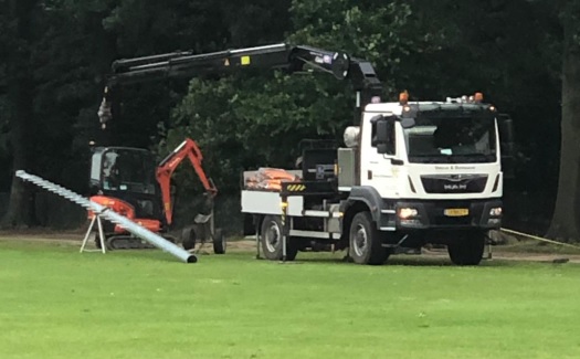Renovatie rondom hoofdveld / mei-juni 2019 / foto 48