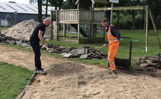 Renovatie rondom hoofdveld / mei-juni 2019 / foto 50