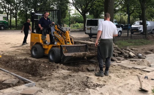 Renovatie rondom hoofdveld / mei-juni 2019 / foto 53