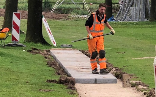 Renovatie rondom hoofdveld / mei-juni 2019 / foto 61