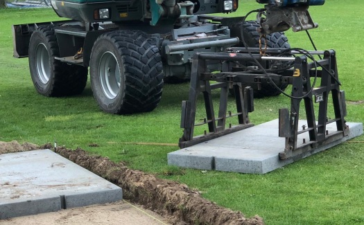 Renovatie rondom hoofdveld / mei-juni 2019 / foto 62