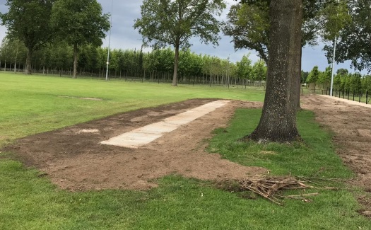 Renovatie rondom hoofdveld / mei-juni 2019 / foto 64