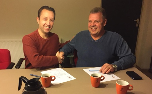 De ondertekening van het contract