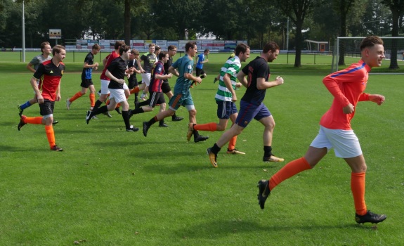 Loopoefening tijdens 1e training 2019-2020