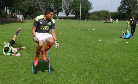 Ook de keepers moesten aan de bak