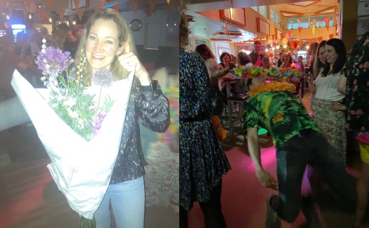 Afscheid Miranda Celen en limbodansen