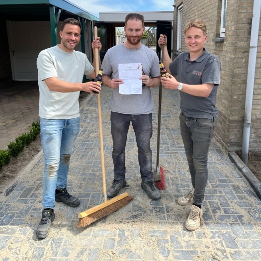 Dienstenveiling certificaat ingeleverd