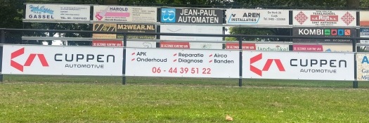 Nieuwe bordsponsor Cuppen Automotive