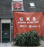 GKS-actie bij huis Prins Stefan d'n Urste