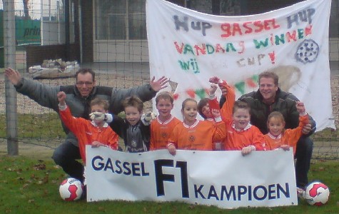 Gassel F1 kampioen 2007-2008