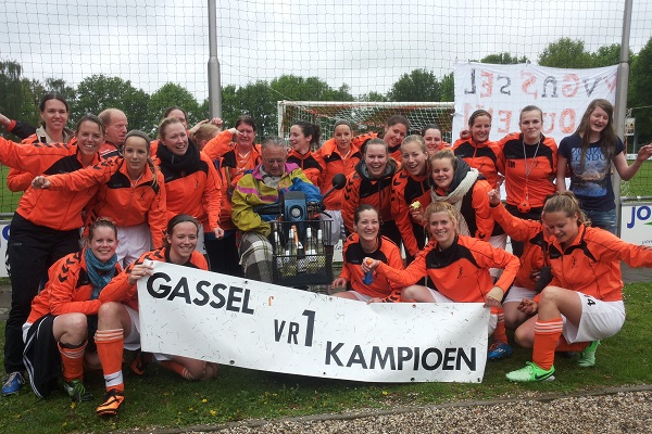 De kampioenen met Jan Josemanders