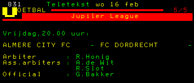 Teletekst 16 februari 2011